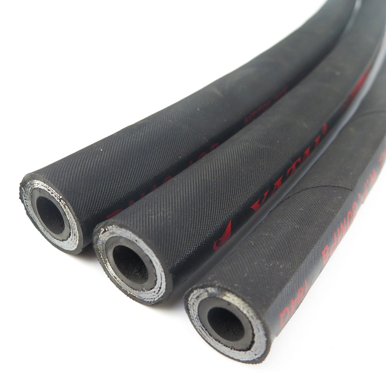 Drilling Rubber Hose, 35MPa, Dia. - 3", Length- 5m, Connection-3", Both End Female Hammer Connection