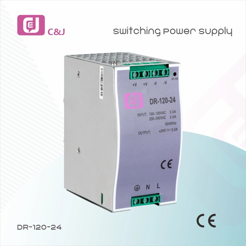 High Efficiency 480W 24V DIN Rail Single Output Switching Power Supply