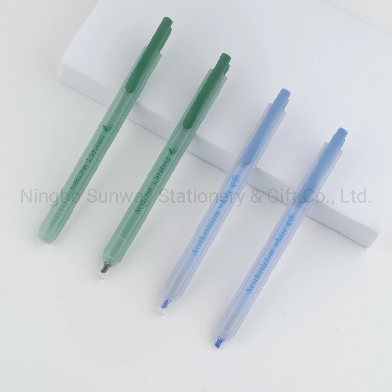 Newest Click High quality/High cost performance  Office Supply Fluorescent Marker Highlighter