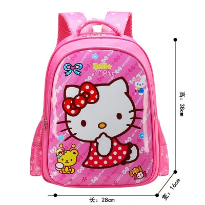 Kinder Schule hübsch PU Leder Rucksack Tasche