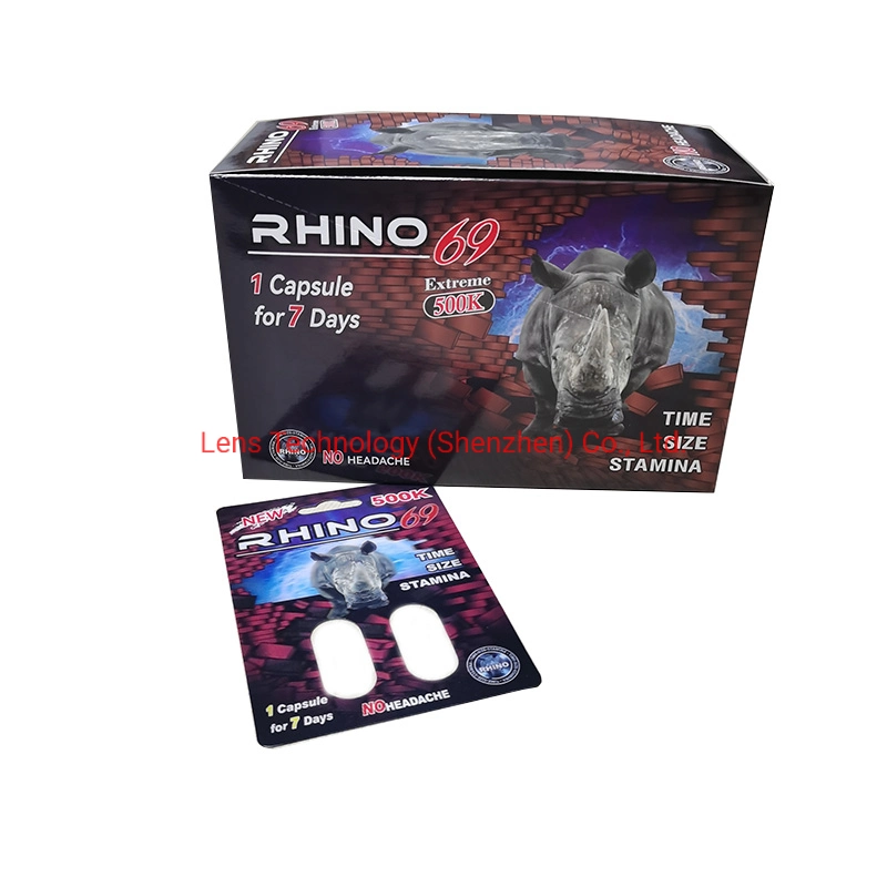 Capsule Pills Male Enhancement Pills Packaging Display Box 3D Extreme Card in Stock