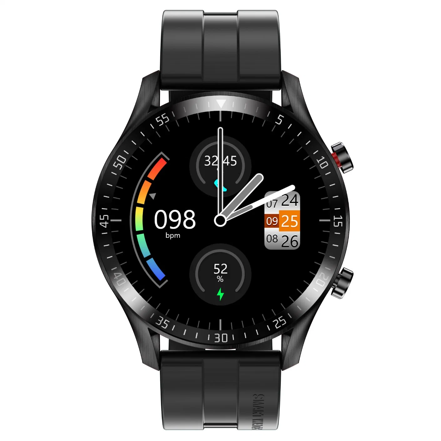 New Sport Fitness Silicon Bracelet Brريط Watch 6/7 Custom SmartWatch ساعة ذكية أصلية من السوار