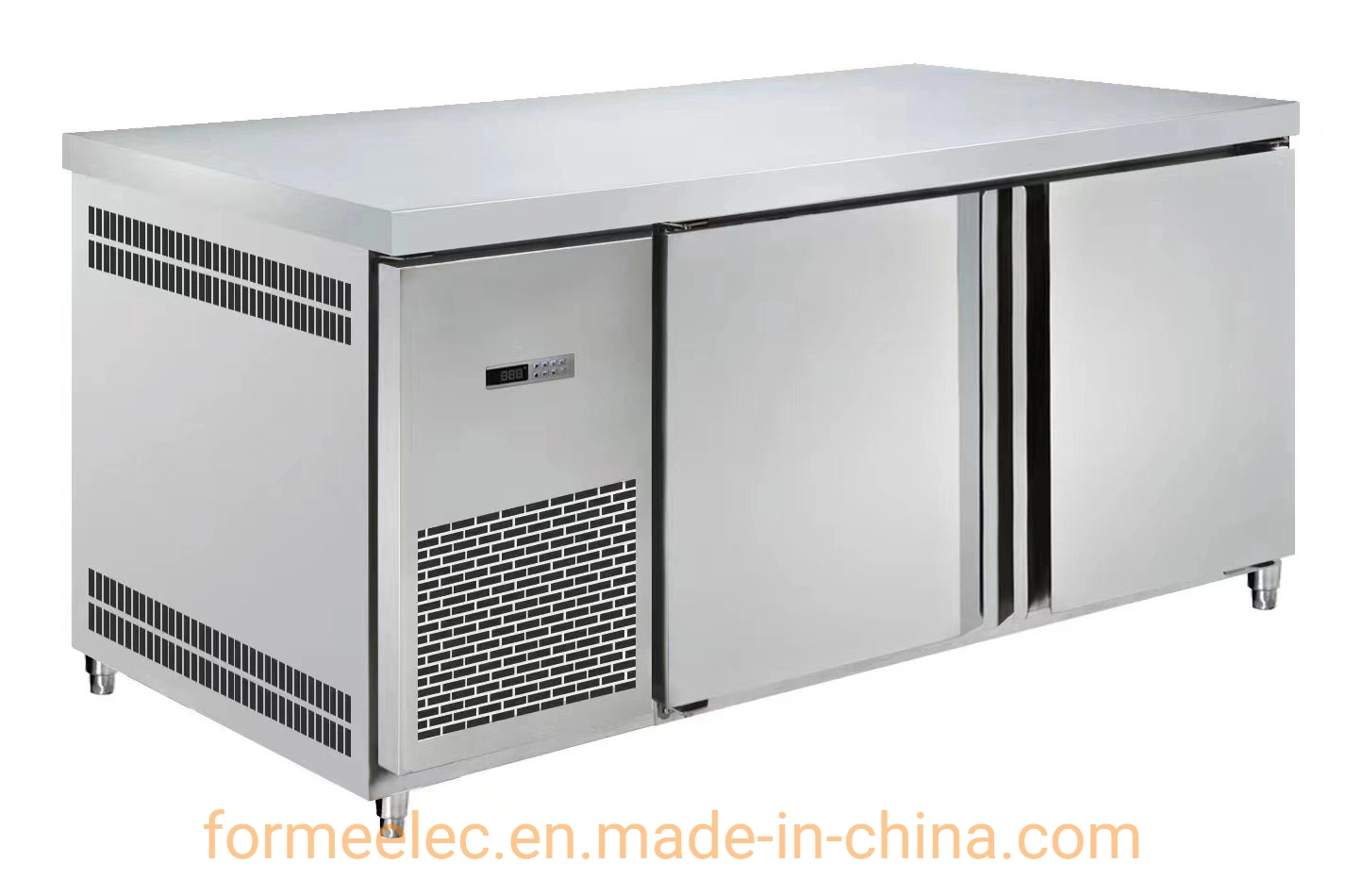 Kitchen Refrigerator Worktable 120cm 150cm 180cm Air Cooling Kitchen Freezer Worktable