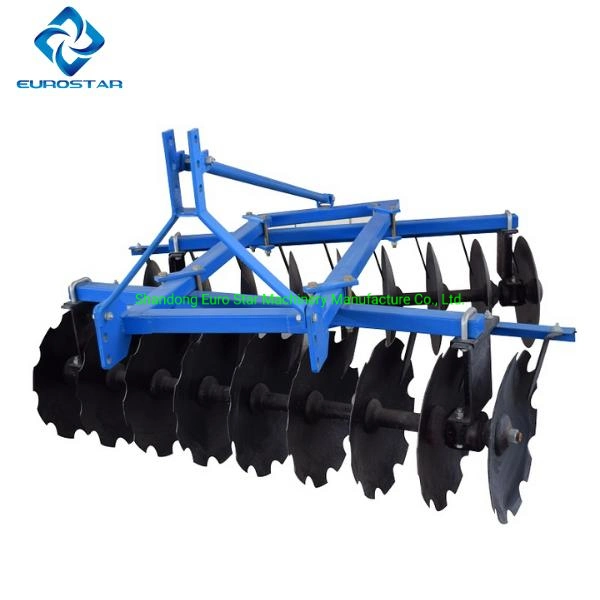 1bjx1.1 Hanging Medium-Sized Disc Harrow for 25-30HP Tractor Hydraulic Heavy Duty Agricultural Machinery Width 1100mm Folding Fold Wing Light Opposed Offset