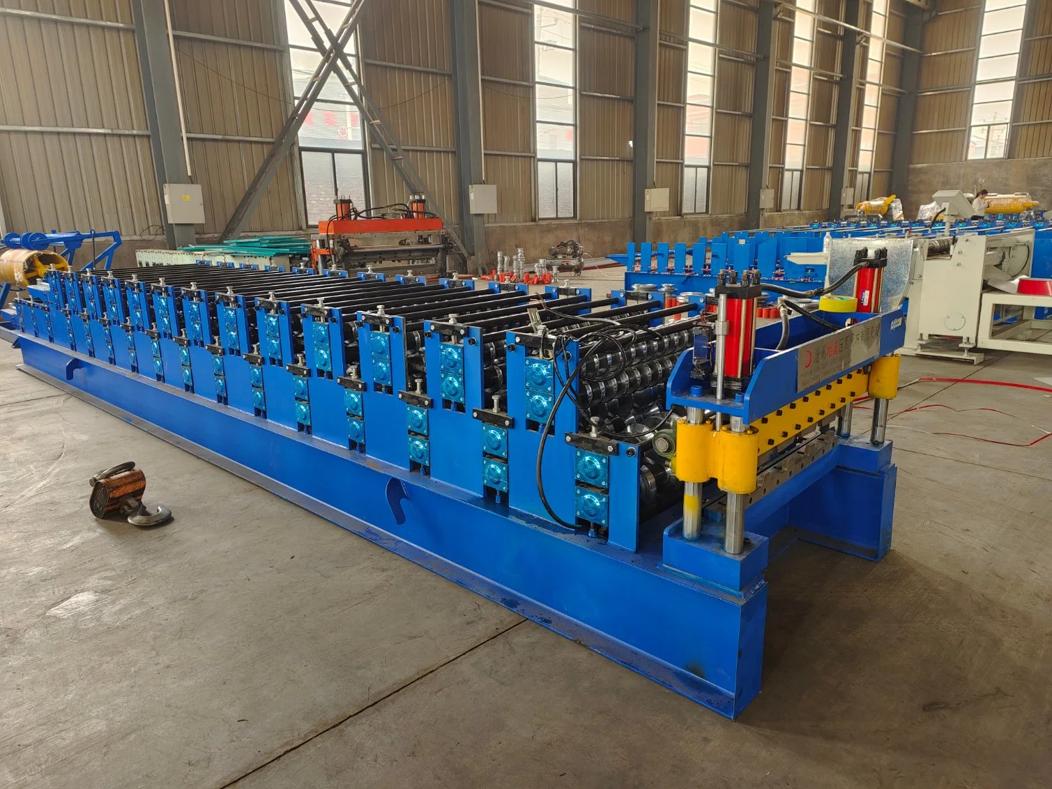 Ibr Trapezoidal Galvanized Roofing Sheet Roll Forming Machine From Botou Factory