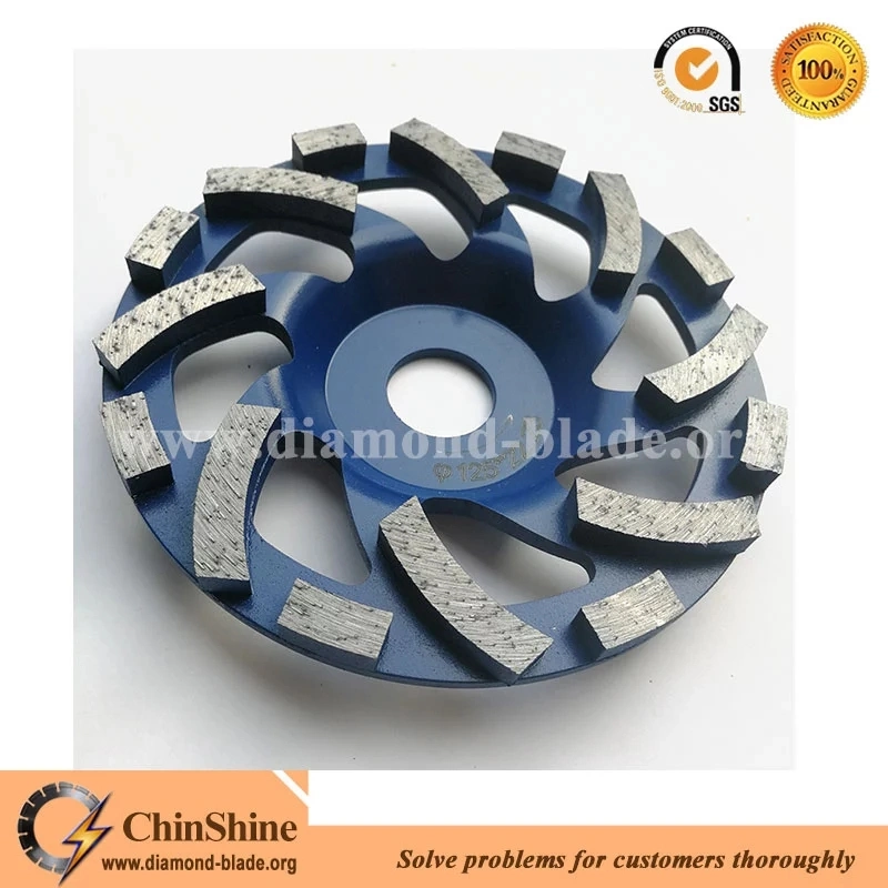 American Market Turbo Diamond Grinding Cup Wheel for Concrete Floor