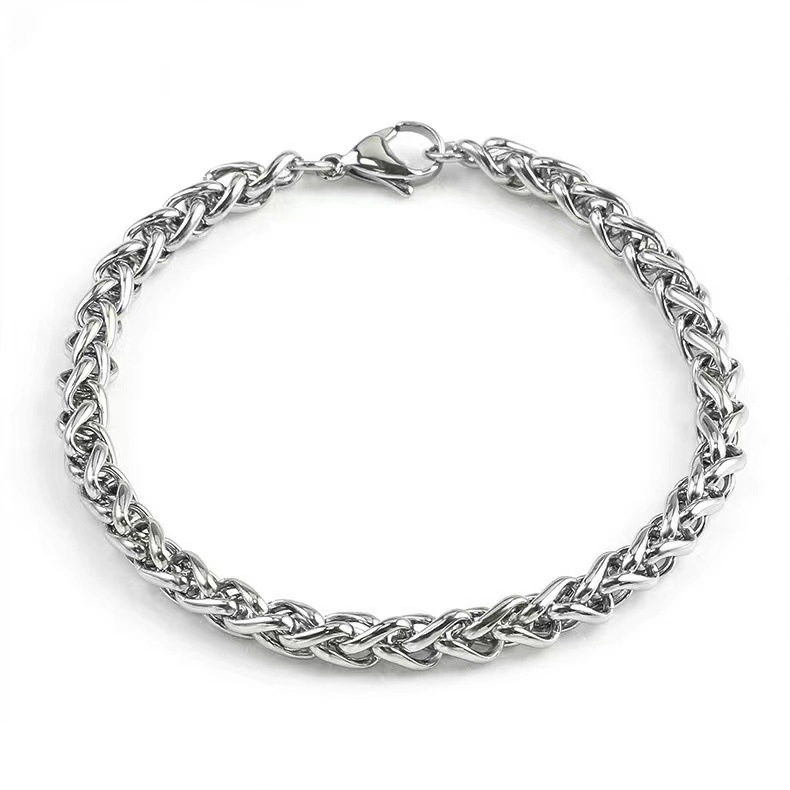 Silver Stainless Steel Chain Twist Rope Chain