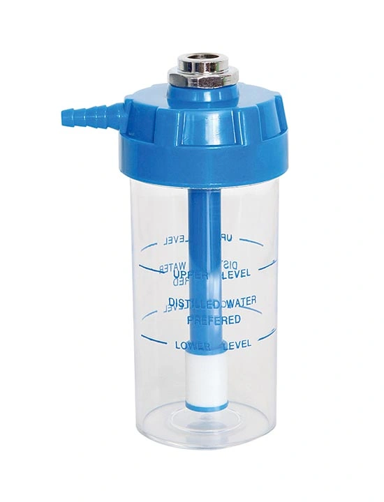 Hot Selling Medical Oxygen Humidifier Bottles for Humidifier Gas Connect with Oxygen Flowmeters and Regulators