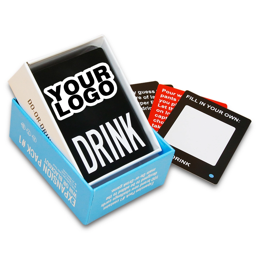 Promotional Advertising Gift Playing Paper Game Cards Custom Printable Board Card Game Sets