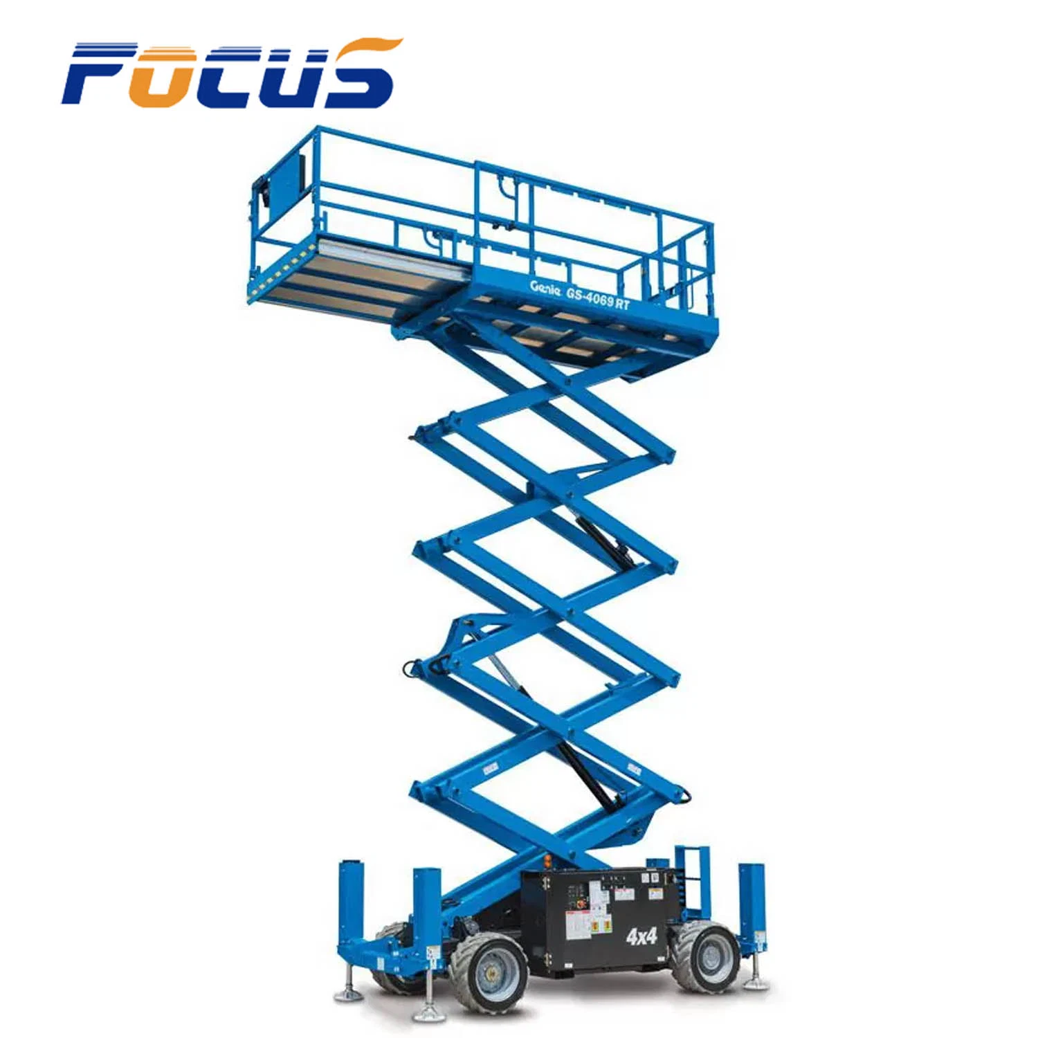 Plataforma elevatória móvel hidráulica Genie-GS 4655 Construction Electric Scissor Lifter Elevador da escada