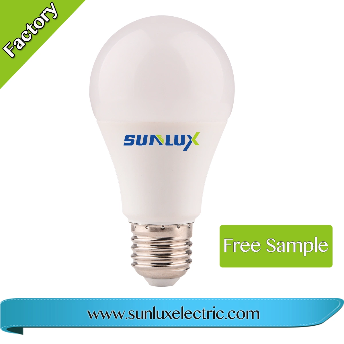 LED A60 10W Plastic Cover Aluminum Indoor E14/E27 Energy Saving LED Bulb Lamp