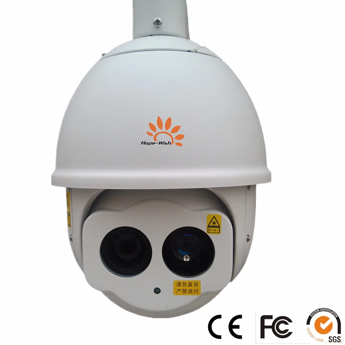 IR Laser Wireless Outdoor Dome PTZ IP Security Camera