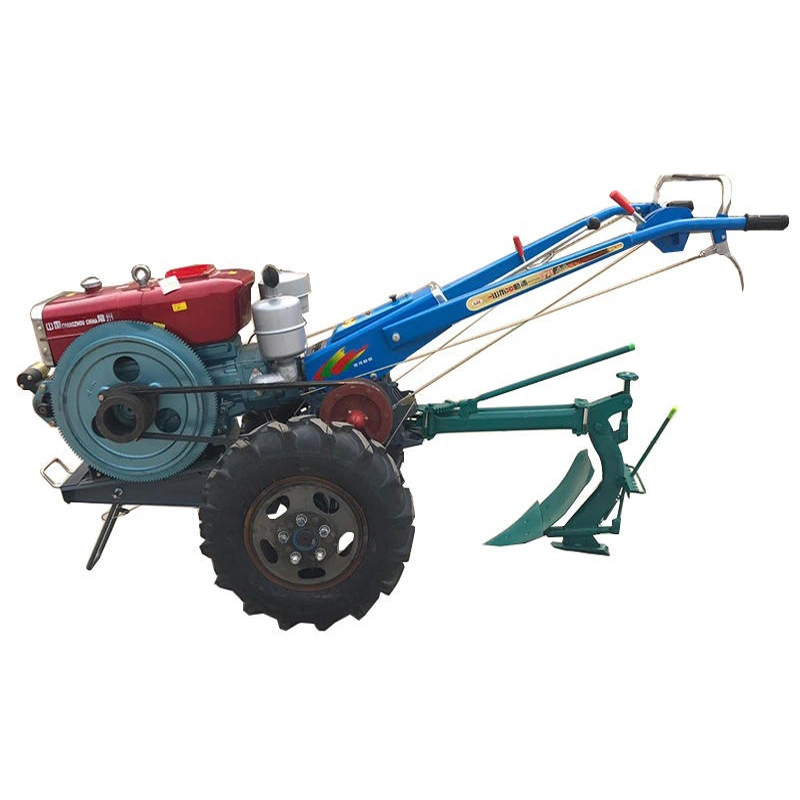 Mall Farm Walking Tractor Mini Walk Behind Tractor Price Diesel Engine 10 HP Two Wheels Hand Walking Tractor