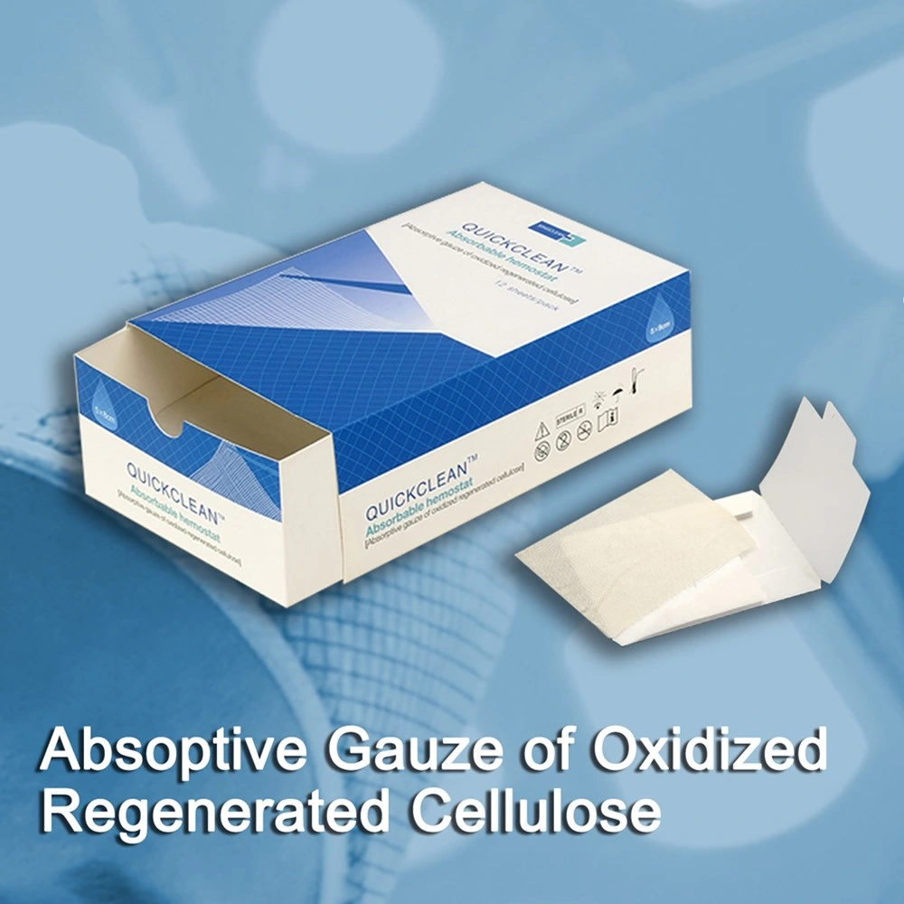 Fabricación Cirugía de celulosa regenerada 12 PCS / Box Surgiclean Gasa sangrante