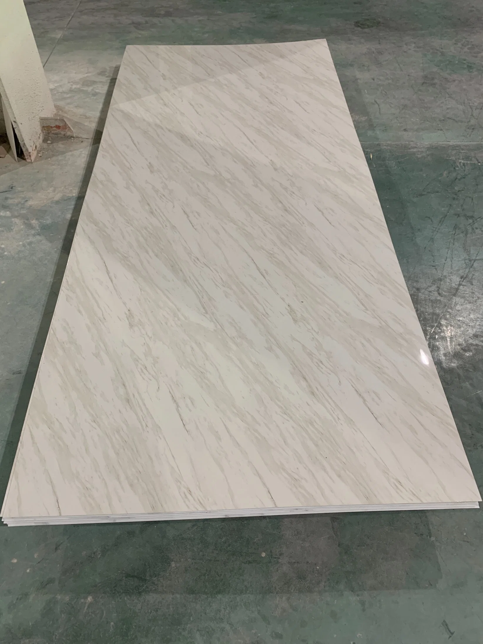 High quality/High cost performance  1220*2800 UV PVC Acrylic/Onyx Marble Sheet Low Price Factory Directly