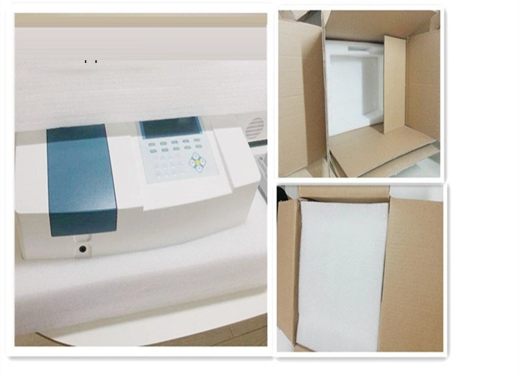 Big Color Screen LCD USB Storage Double Beam UV-Vis Spectrophotometer China