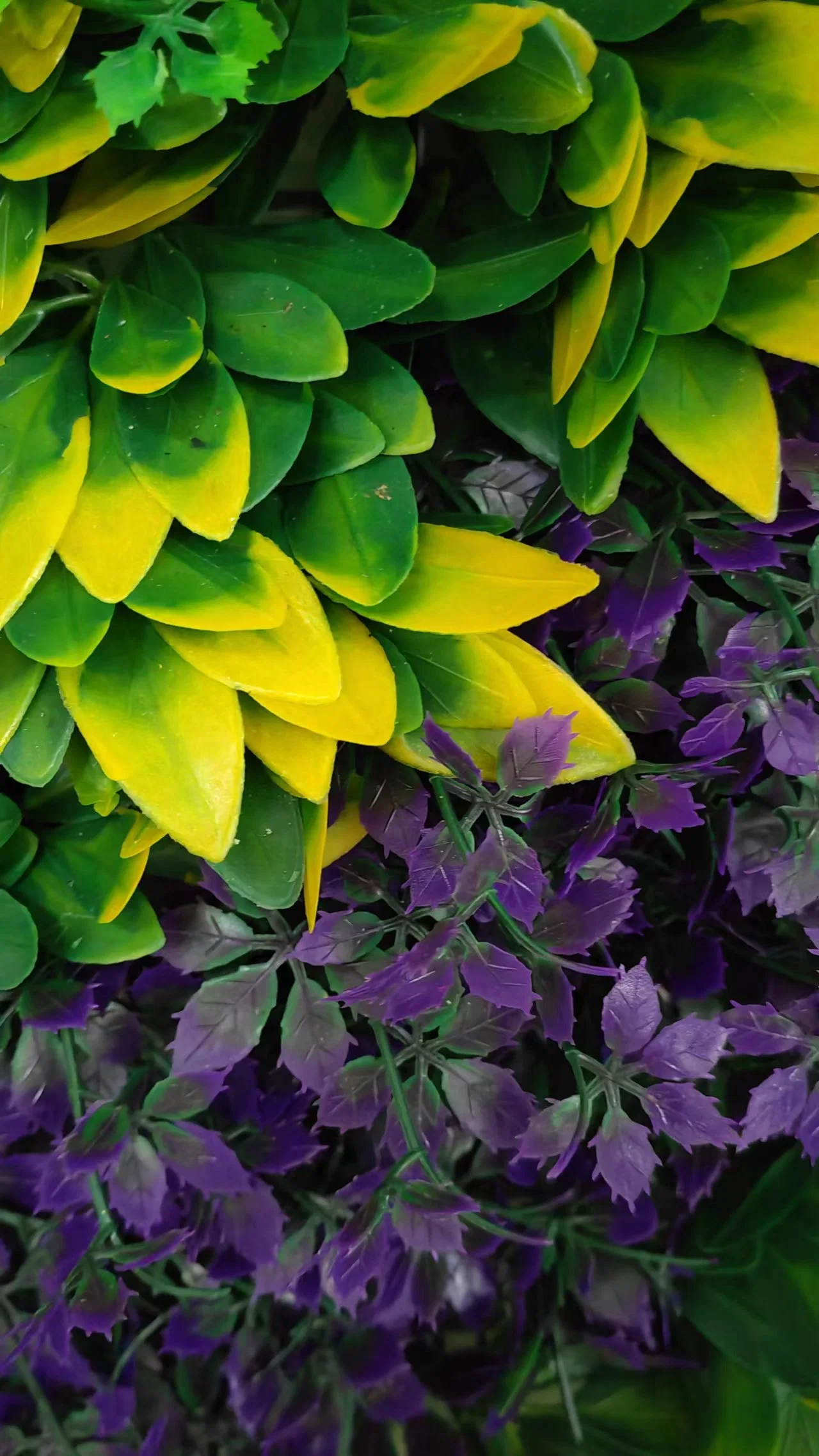 Panel de larga duración flores de plástico, tela, las plantas de orquídeas Artificial moqueta con Certificación SGS