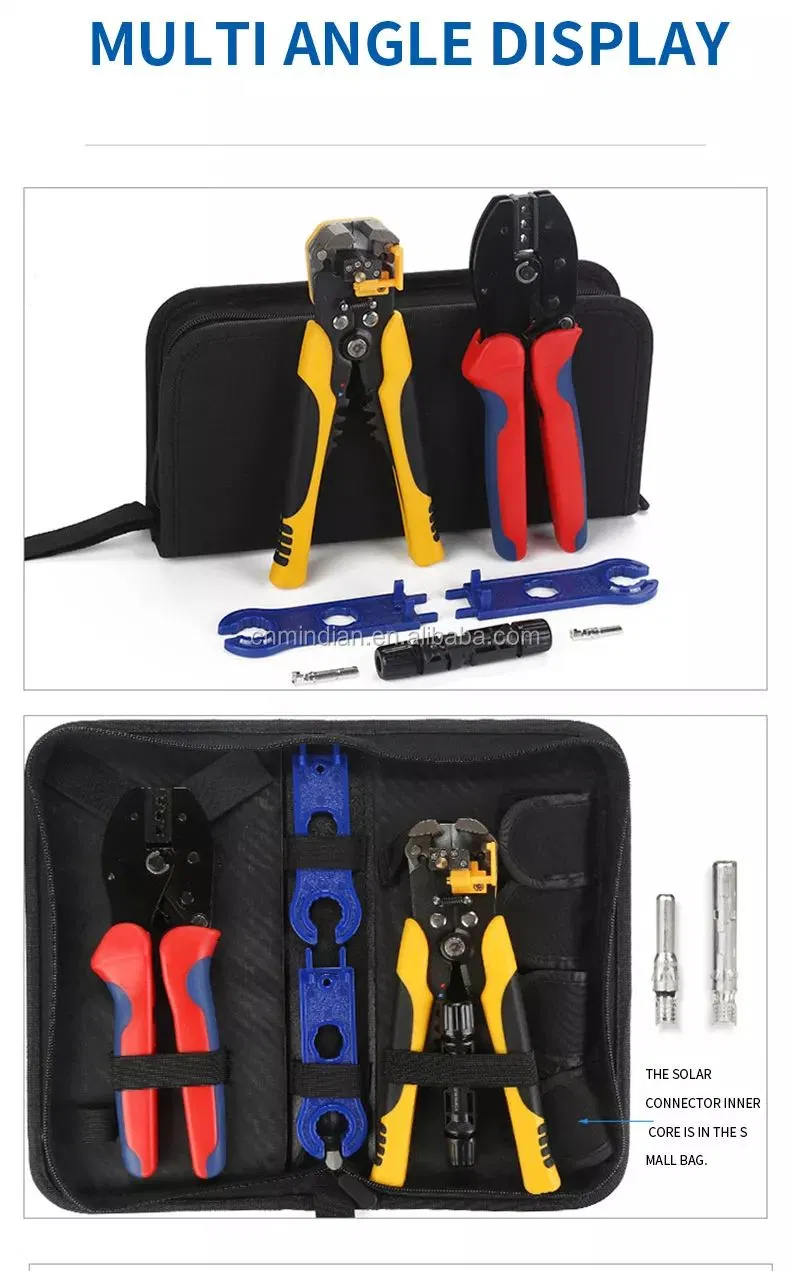 High quality/High cost performance  Cable Installation PV Tool Kit Solar Cable Stripper Hand Tools Solar System Tools