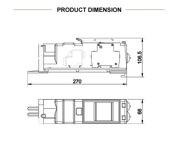 Street Lighting Pole Fuse Box Art No. M1 with 1 MCB