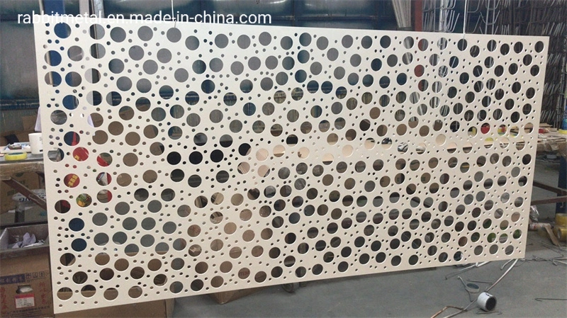 The Factory High quality/High cost performance  Decoration Square Hole Aluminum Perforated