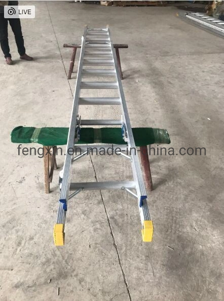 La extensión de aluminio escaleras para camión de bomberos