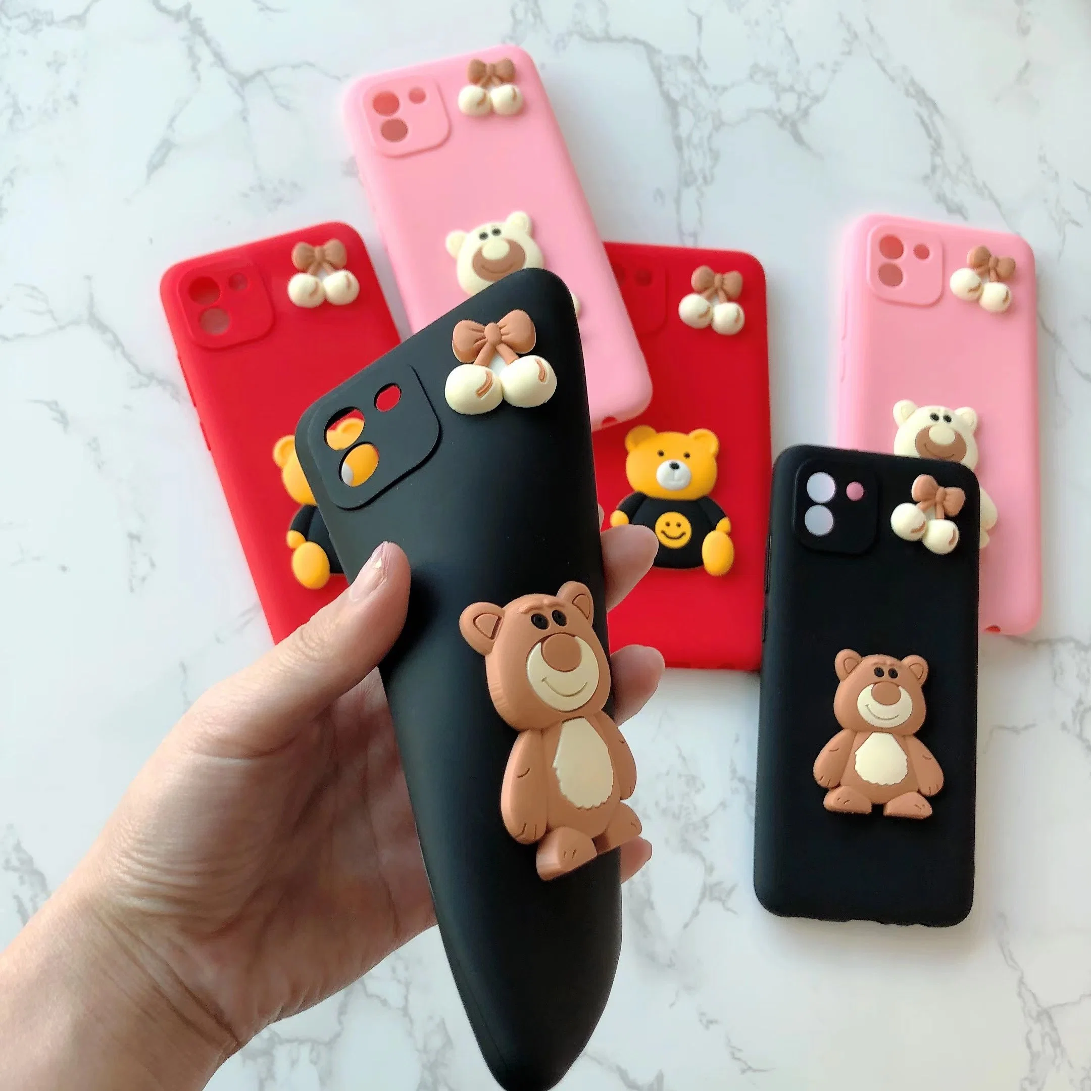 Wholesale/Supplier 3D Cartoon Phone Holder Case for Samsung A12 A13 A23 A53 A33