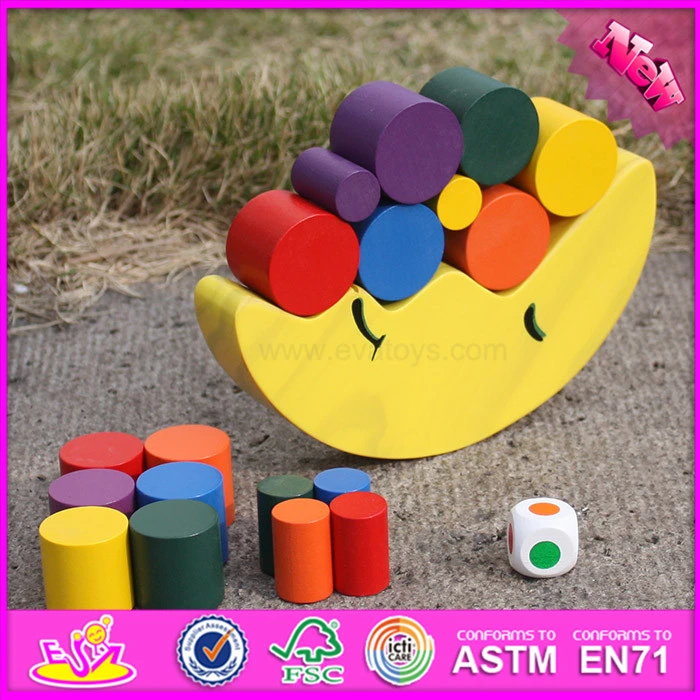 2016 Wholesale/Supplier Baby Wooden Balance Block, Popular Kids Wooden Balance Block, Funny Children Wooden Balance Block W11f064