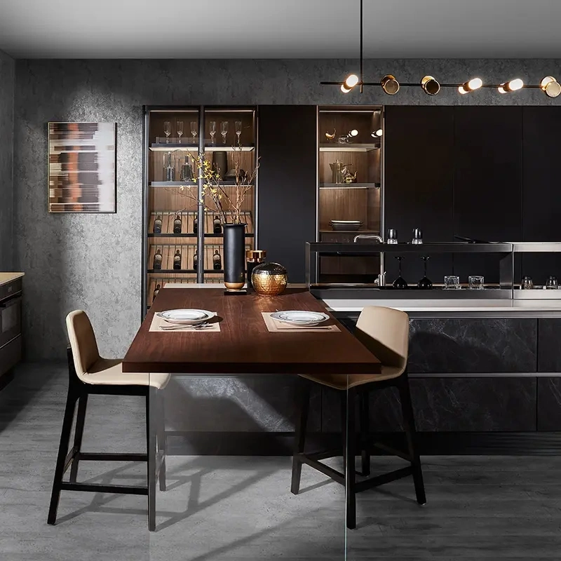 Высококачественный многофункциональный кухонный шкаф Новый стиль Завод Последние Современный дизайн