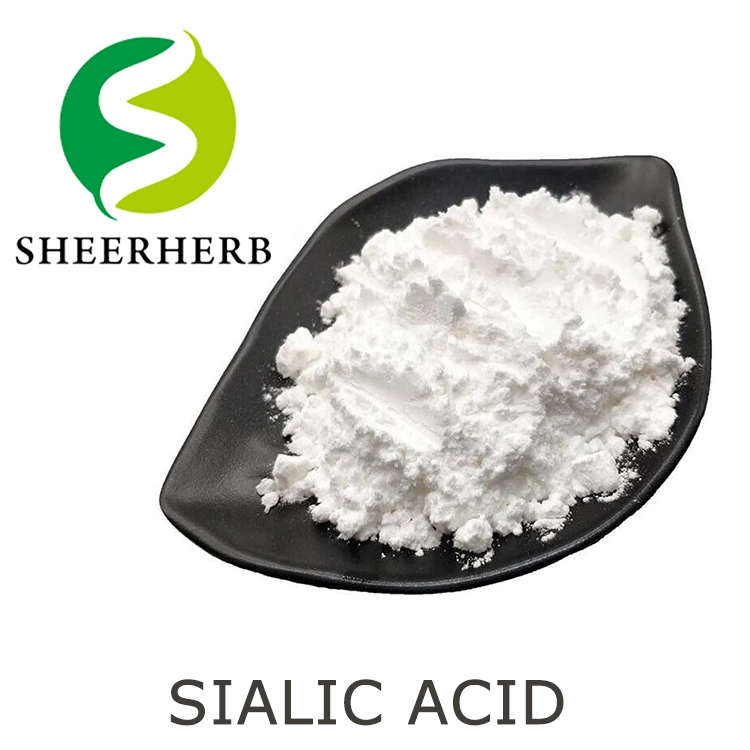 100% Pure Natural Bird's Nest Acid 98% Cubilose Sialic Acid Powder CAS 131-48-6 N-Acetylneuraminic Acid Powder