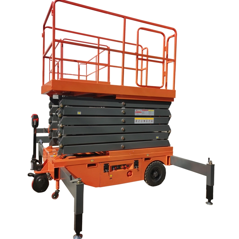 Europe Standard 20 Feet 40 Feet Scissor Lift with OEM Service