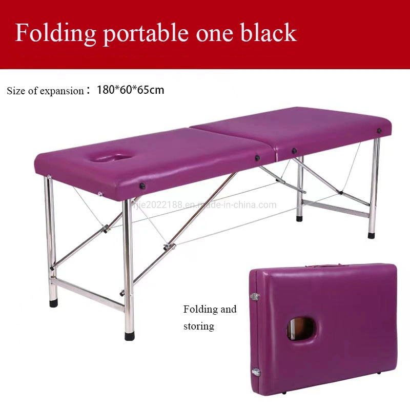 Portable SPA Beauty Folding Thai ordenhando Massagem mesa