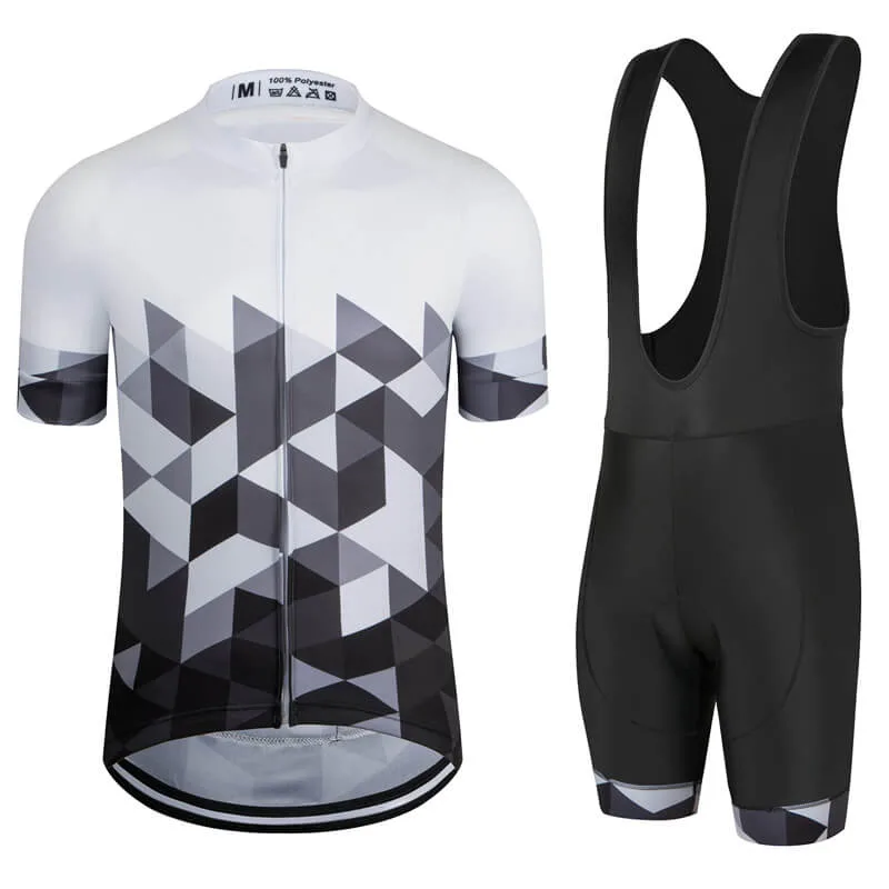 Custom Bike Clothing Team Mountain Bicycle Jersey Men Short Sleeve Bib Shorts Cycling Wear