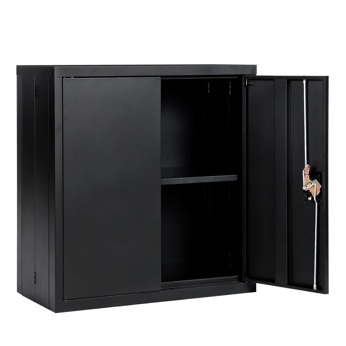 Hot Sale noir armoire métallique de stockage pliable avec des roues