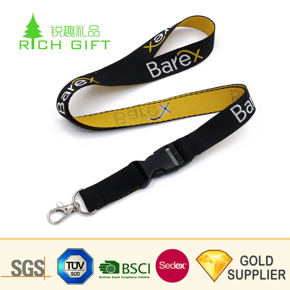 Wholesale/Supplier Custom High End ID Card Neck Strap Silk Screen Printed Car Lanyard for Car Exhibition Staff