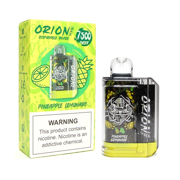 100% Original Vome Box Orion Bar 7500puff Kapazität 850mAh wiederaufladbar Batterie 18ml Großhandel/Lieferant E Zigarette