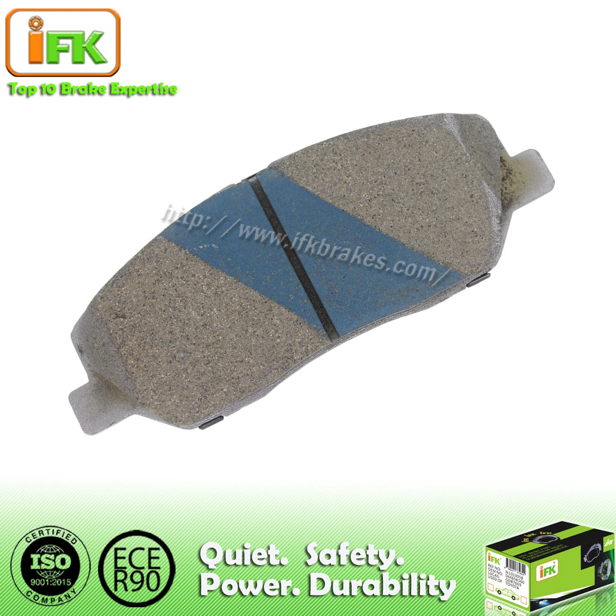 Auto Parts Semi-Metallic Ceramic Front Disc Brake Pad 581010wa00/Gdb3418/D1202 for Hyundai Santa Fe Rohens Grand Santafe Borrego