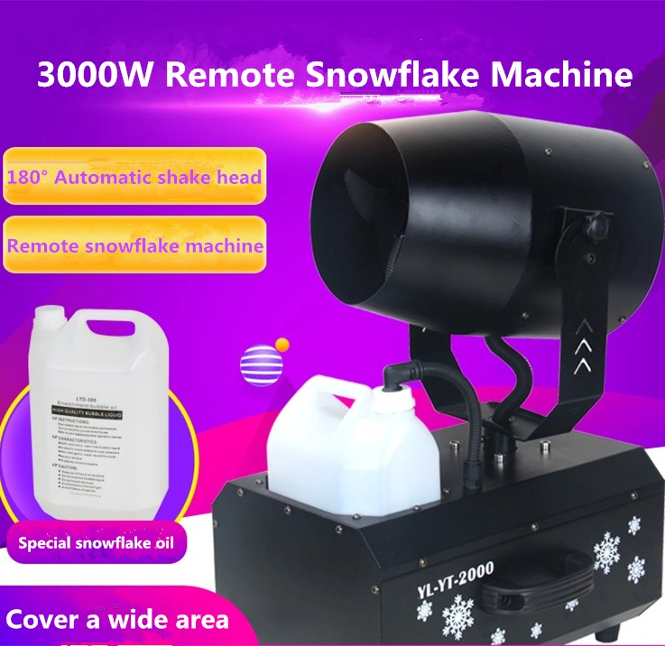 Snow Machine Stage Effect Equipment Christmas Snowflake Making Machine 3000W Event Party