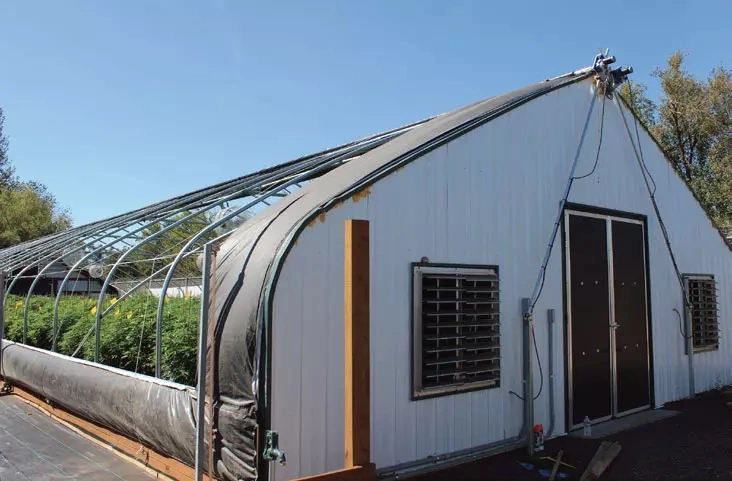 La privación de luz planta médica Greenhouse Mushroom Greenhouse