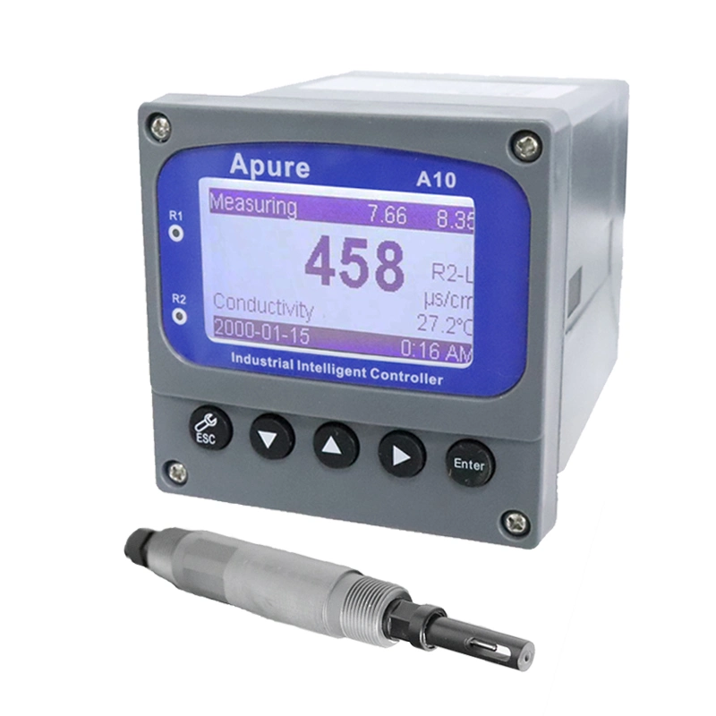 Online pH TDS Ec Controller Digital Conductivity Meter for Water Treatment