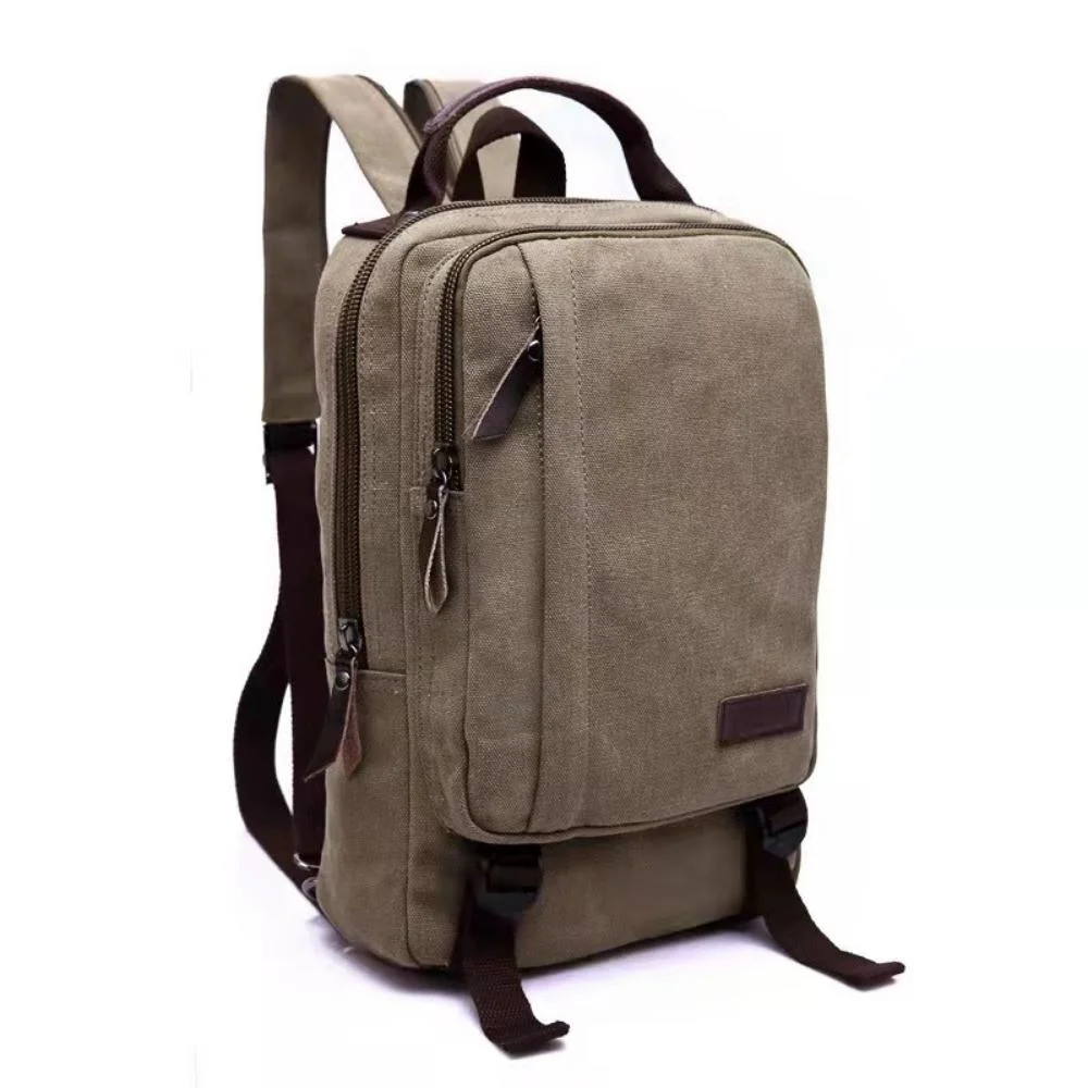 Sac à dos en toile homme Sac à dos grande capacité Vintage Outdoor Travel Canvas Petit sac à dos Daypack Wyz18767