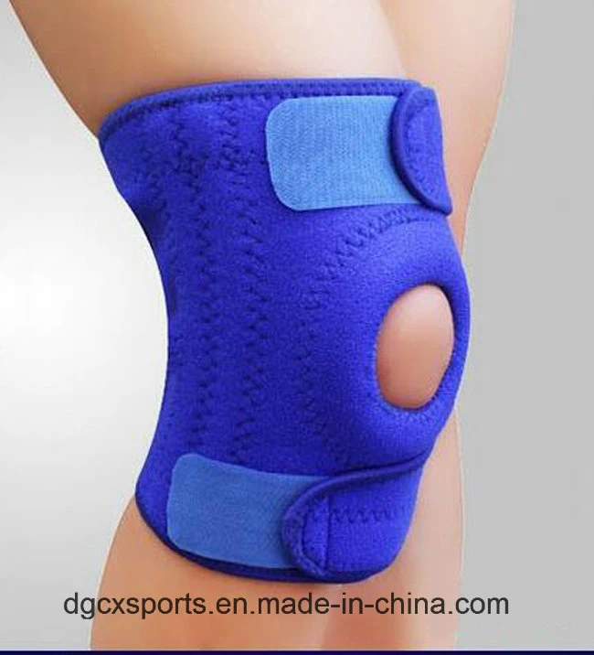 Neoprene S Knee Pads Protectors Sport Knee Support Adjustable Knee Support Brace with Anti Slip Strips and 4 Springs