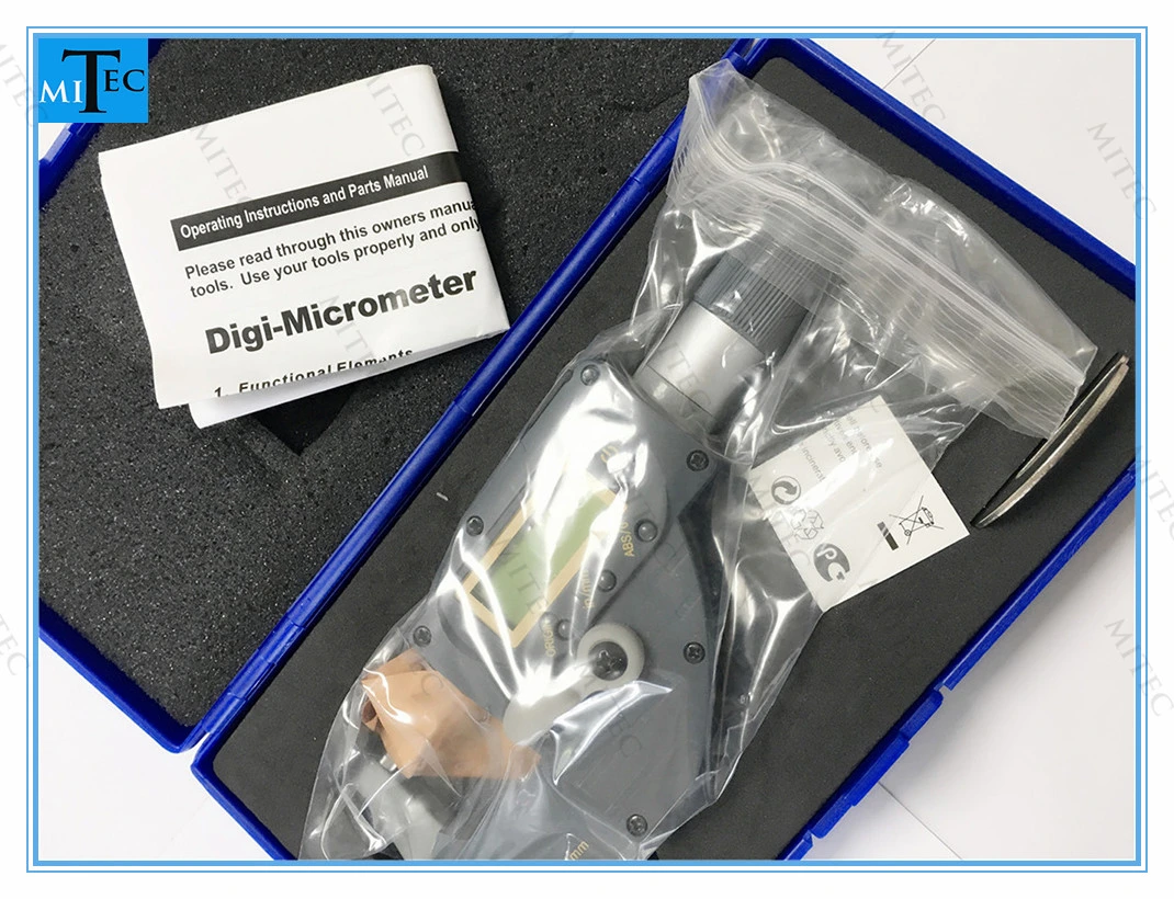 IP65 Fora Digital micrómetro 0-25mm/25-50mm/50-75mm Precisão dos instrumentos de medição