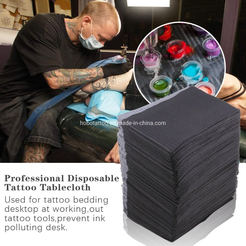 Tattoo питания 3слойные одноразовые медицинские цветные водонепроницаемые стоматологическая Bib