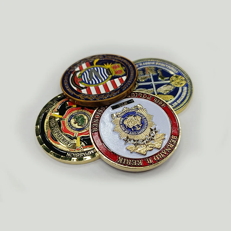 Fctory Custom Commemor Challenge Coins Manufacturer 3D Zinc Alloy Gold Silver Metal Enamel Collection Custom Military Coins