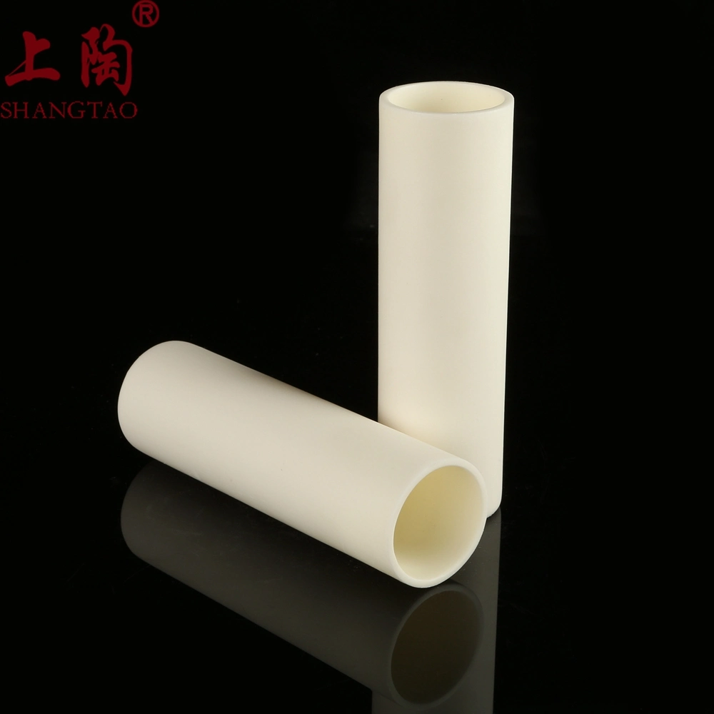 White Electrical Insulating 95% 96% 99% 99.7% Al2O3 Alumina Ceramic Tube