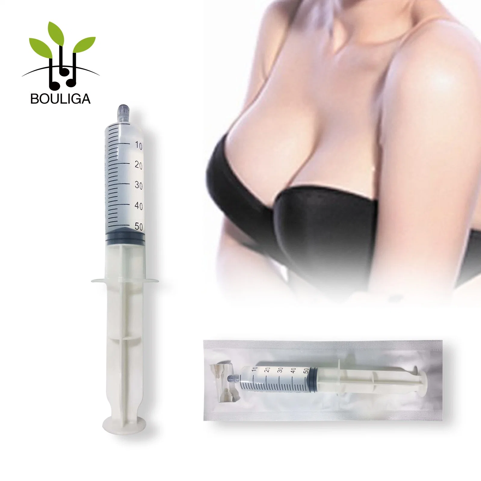 Bouliga Beed Cross Linked Hyaluronic Acid 50ml Dermal Filler Deeper Line Biggest Particles Size