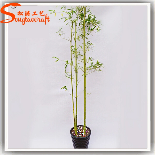 Home Decoration Artificial Plastic Potted Bamboo Tree on Sale