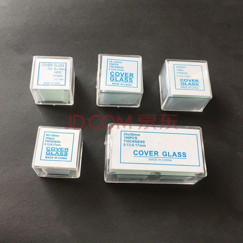 Lab Supplies High Transparent Coverslip Transparent 24mm 6 Holes Cover Glass