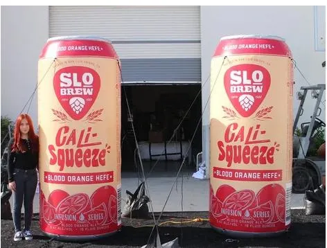 2023 New Giant Inflatable Cans Blood Orange Hefe