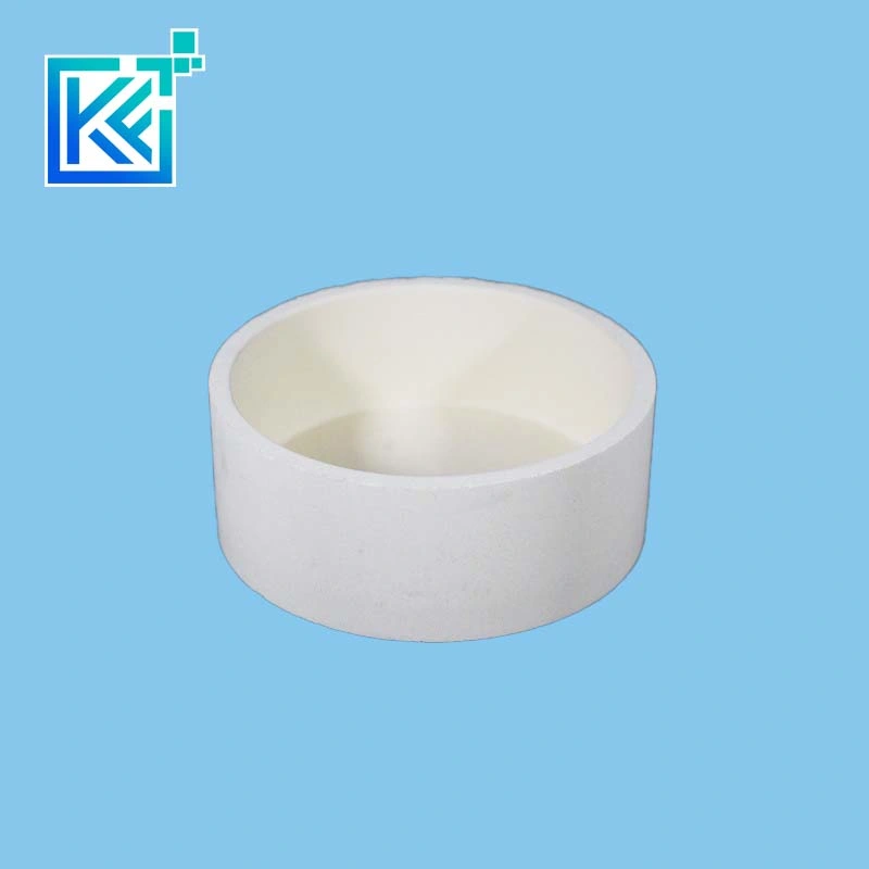 Manufacturer Customization Wear-Resistant High Temperature Resistant Anti-Corrosion Insulation Sintering Cylindrical Boron Nitride Ceramic Crucibles Pans